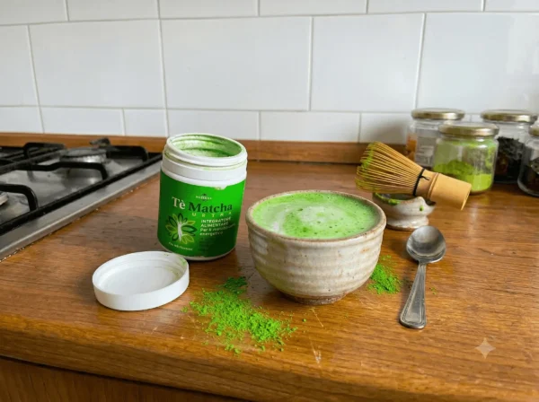Matcha latte finito